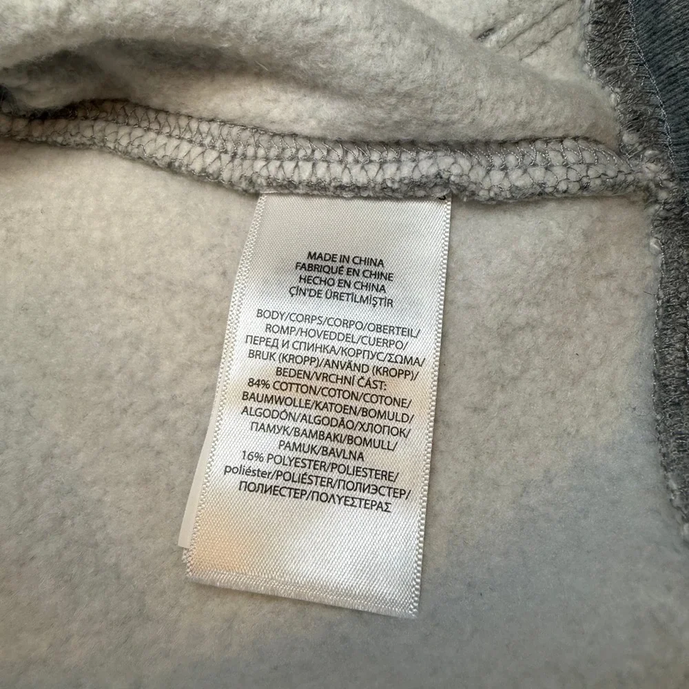 Ralph‎ Lauren Baby Boys Heather Gray Full Zip Fleece Hoodie 9M Pony Logo